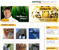 [ BBC Saving Planet Earth website ]