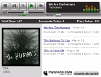 [ The Humans - MySpace Player ]