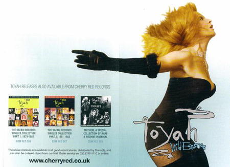 [ Toyah - Wild Essence DVD ]